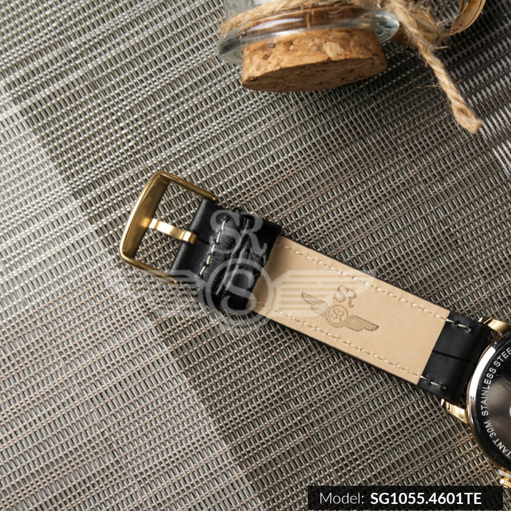 Đồng hồ nam SRWATCH SG1055.4601TE TIMEPIECE đen thương hiệu Nhật Bản Đồng hồ nam SRWATCH SG1055.4601TE TIMEPIECE đen thương hiệu Nhật Bản