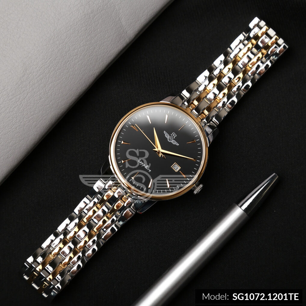 Đồng hồ nam SRWATCH SG1072.1201TE TIMEPIECE đen giá tốt Đồng hồ nam SRWATCH SG1072.1201TE TIMEPIECE đen giá tốt