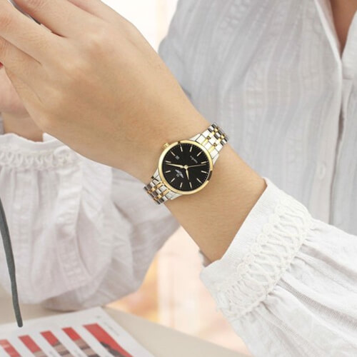 Đồng hồ nữ SRWATCH SL1072.1201TE TIMEPIECE đen nữ tính Đồng hồ nữ SRWATCH SL1072.1201TE TIMEPIECE đen nữ tính