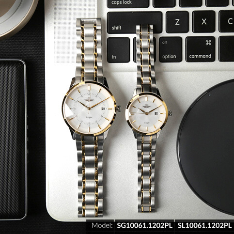 Dong-ho-doi-SRWATCH-SR10061.1202-trang-1 Đồng hồ cặp đôi SRWATCH SR10061.1202PL trắng-1