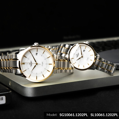Dong-ho-doi-SRWATCH-SR10061.1202-trang-2 Đồng hồ cặp đôi SRWATCH SR10061.1202PL trắng-2